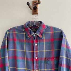 Vintage High Sierra Mens S Flannel Multicolor Shirt